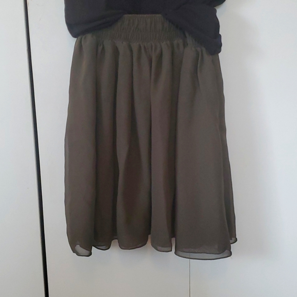 American Apparel Chiffon Skirt